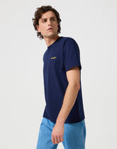 Męski T-shirt Koszulka Wrangler Small Logo Tee Navy 112362369